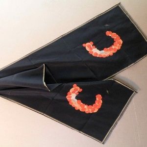Erte' vintage letter 'C" scarf
